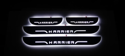 DIAMOND SAJAWAT CAR Door Foot Step/Sill Plate White Led For Harrier (Set of 4 Pcs) Door Sill Plate