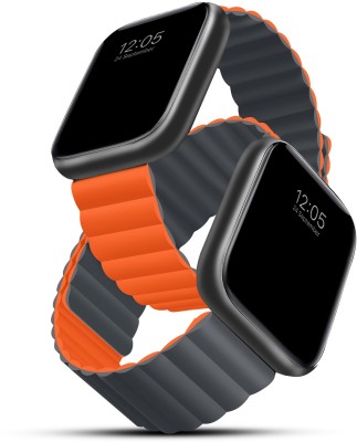 Gripp REVERSER Silicone Magnetic Smart Watch Strap for 41mm - (Grey/Orange) Smart Watch Strap(Orange)