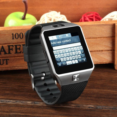 Wifton Anti-Lost Support SIM/TF Watch-K8 Smartwatch(Black Strap, Free Size)