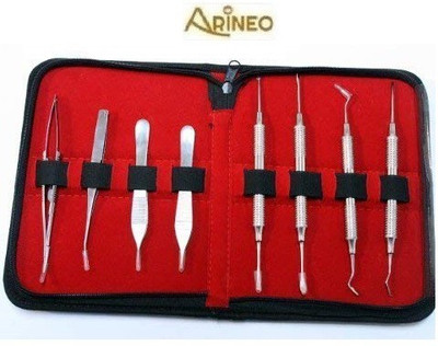 ARINEO Set Of 8 Dental Micro Instruments New Utility Forceps