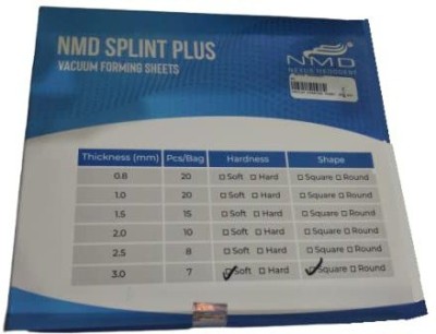 NMD NEXUS MEDODENT Vaccum Forming Sheets (soft, 3mm) (Pack Of 1) Surgical Plier(Polyester)