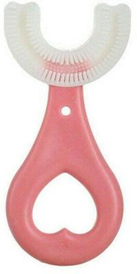 KREYANA Toothbrush Kids U-Shaped ,Soft Silicone Manual Age 2-12 Extra Soft Toothbrush Extra Soft Toothbrush
