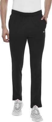 Ajile By Pantaloons Solid Men Black Track Pants