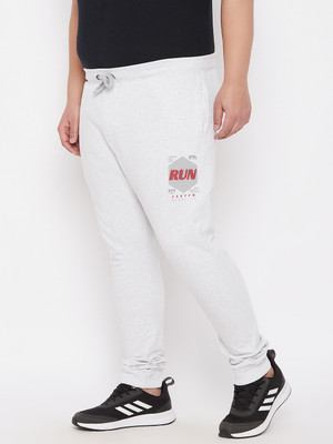 ARDEUR Solid Men White Track Pants