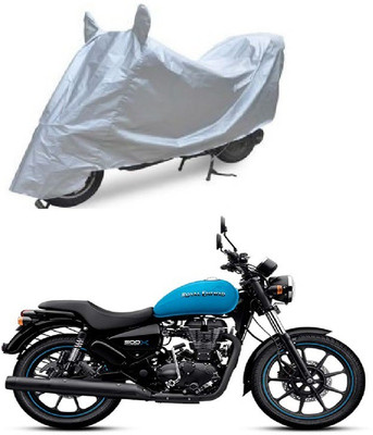 A2D Two Wheeler Cover for Royal Enfield(Thunderbird 500, Silver)