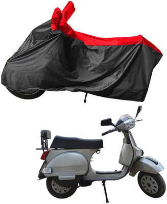RiderShine Waterproof Two Wheeler Cover for LML(Select, Black, Red)