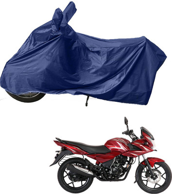 RiderShine Two Wheeler Cover for Bajaj(Discover 150 f, Blue)