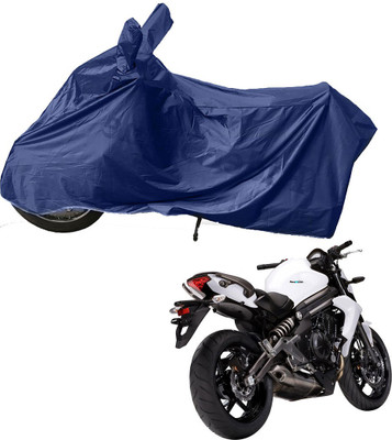 RiderShine Two Wheeler Cover for Kawasaki(ER 6N, Blue)