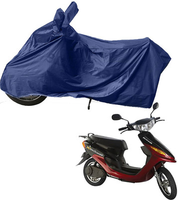 RiderShine Two Wheeler Cover for Indus(Yo Electron, Blue)