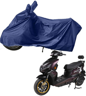 RiderShine Two Wheeler Cover for Okinawa(i-Praise, Blue)