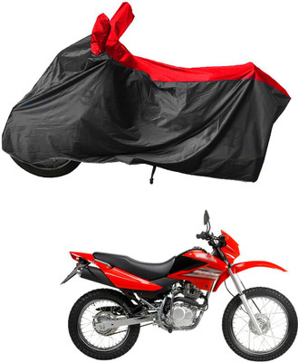 RiderShine Waterproof Two Wheeler Cover for Hero(Impulse, Black, Red)