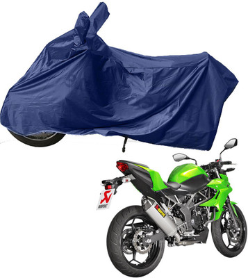 RiderShine Two Wheeler Cover for Kawasaki(Z250, Blue)