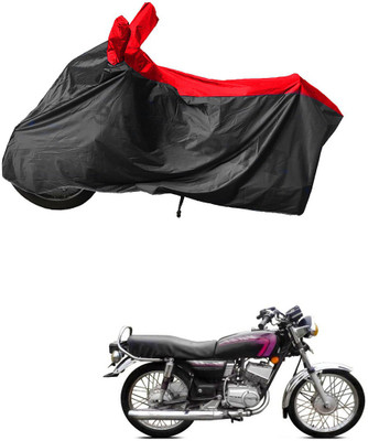 RiderShine Waterproof Two Wheeler Cover for Yamaha(RXG, Black, Red)