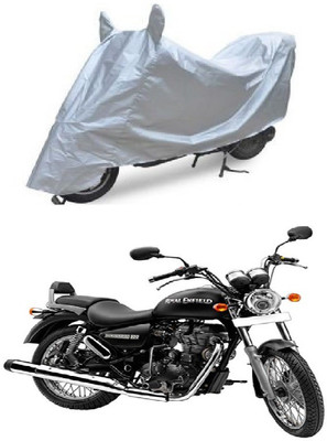 A2D Two Wheeler Cover for Royal Enfield(Thunderbird 500, Silver)