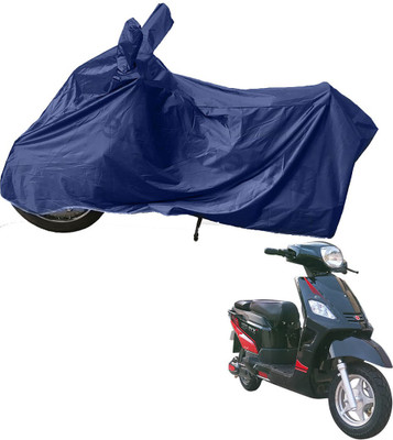 RiderShine Two Wheeler Cover for Hero(Electric NYX, Blue)