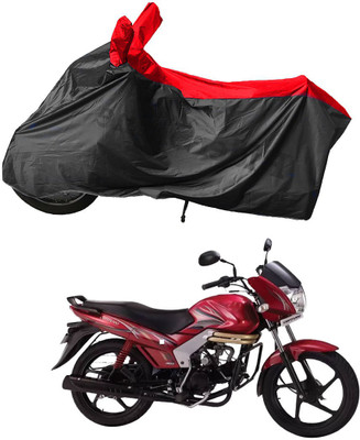 RiderShine Waterproof Two Wheeler Cover for Mahindra(Centuro NXT, Black, Red)