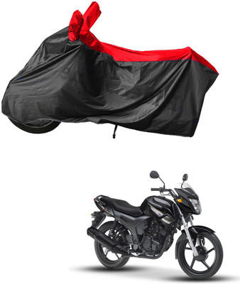 RiderShine Waterproof Two Wheeler Cover for Yamaha(SZ X, Black, Red)