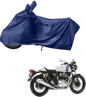 RiderShine Two Wheeler Cover for Royal Enfield(Continental GT, Blue)