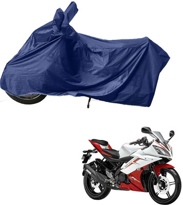 RiderShine Two Wheeler Cover for Yamaha(YZF R15 Ver 2.0, Blue)