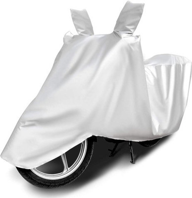 POLYMAXX Waterproof Two Wheeler Cover for Bajaj(Discover 100 DTS-i, Silver)