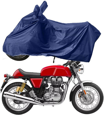 RiderShine Two Wheeler Cover for Royal Enfield(Continental GT, Blue)