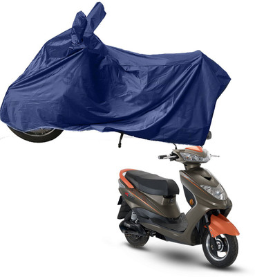 RiderShine Two Wheeler Cover for Okinawa(Ridge Plus, Blue)
