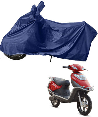 RiderShine Two Wheeler Cover for Hero(Electric Flash, Blue)