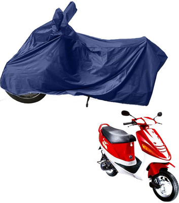 RiderShine Two Wheeler Cover for Kinetic(Zing, Blue)