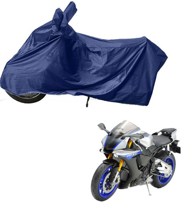 RiderShine Two Wheeler Cover for Yamaha(YZF R1M, Blue)