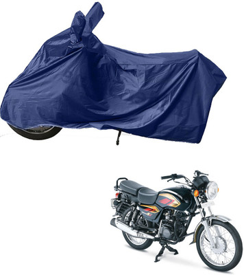RiderShine Two Wheeler Cover for TVS(Max 4R, Blue)