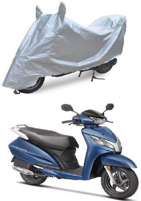 A2D Two Wheeler Cover for Honda(Activa i, Silver)