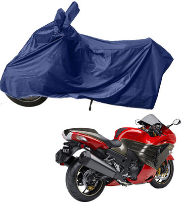 RiderShine Two Wheeler Cover for Kawasaki(Ninja ZX-14R, Blue)