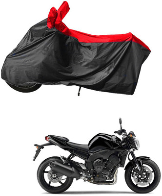 RiderShine Waterproof Two Wheeler Cover for Yamaha(FZ1, Black, Red)