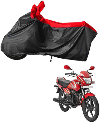 RiderShine Waterproof Two Wheeler Cover for Hero(Splendor NXG, Black, Red)