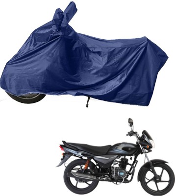 RiderShine Two Wheeler Cover for Bajaj(Platina 100 DTS-i, Blue)