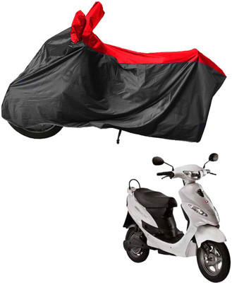 RiderShine Waterproof Two Wheeler Cover for Hero(Electric E-Sprint, Black, Red)