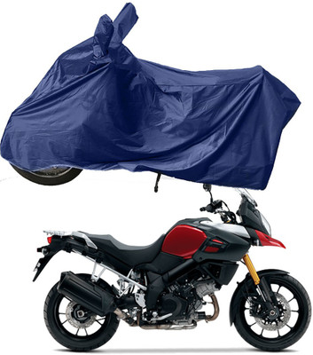 RiderShine Two Wheeler Cover for Suzuki(V Strom 1000, Blue)