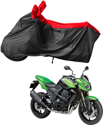 RiderShine Waterproof Two Wheeler Cover for Kawasaki(Z750, Black, Red)