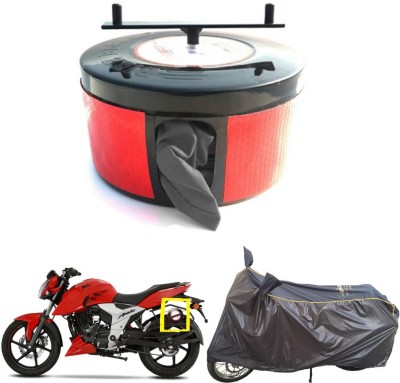 BIKE BLAZER Waterproof Two Wheeler Cover for TVS(Apache RTR 160 4V, Black)