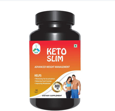MeriMed Keto Slim Weight Loss, Natural Supplement for fast Fat burning for Women and Men(30 Tablets)