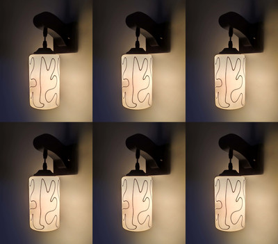 PR Prashant Swing Arm Wall Light Wall Lamp Without Bulb(Pack of 6)