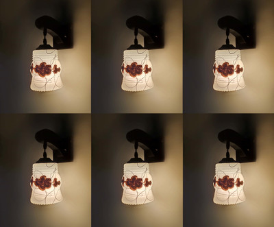 PR Prashant Swing Arm Wall Light Wall Lamp Without Bulb(Pack of 6)