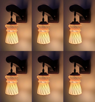 PR Prashant Swing Arm Wall Light Wall Lamp Without Bulb(Pack of 6)