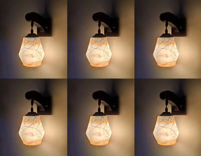 PR Prashant Swing Arm Wall Light Wall Lamp Without Bulb(Pack of 6)