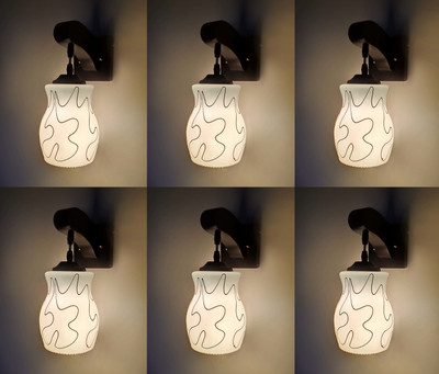PR Prashant Swing Arm Wall Light Wall Lamp Without Bulb(Pack of 6)