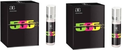 AROCHEM 555 (Pack of 2) Floral Attar(Musk Arabia, Natural, Jannat ul Firdaus, Floral)