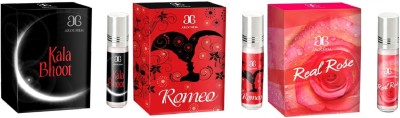 AROCHEM Real rose Romeo Kala Bhoot Combo Floral Attar(Rose)