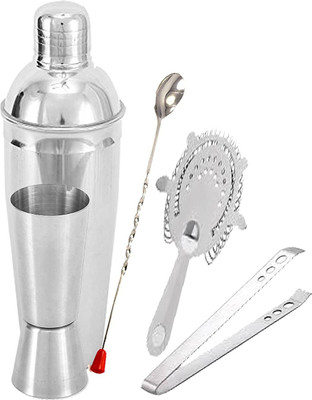 finality Stainless Steel Plain Bar Tools Set 5 - Piece Bar Set(Stainless Steel)