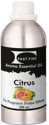 FAST FINE Citrus Aroma Essential Diffuser Oil Pure 500 ML (Pack of 1)(500 ml)