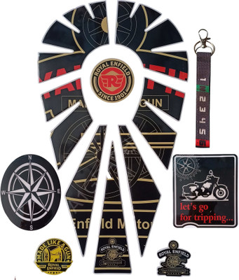 A1GRAPHIX Compatible with Classic 350, Standard, Electra Waterproof Bike Tank Pad